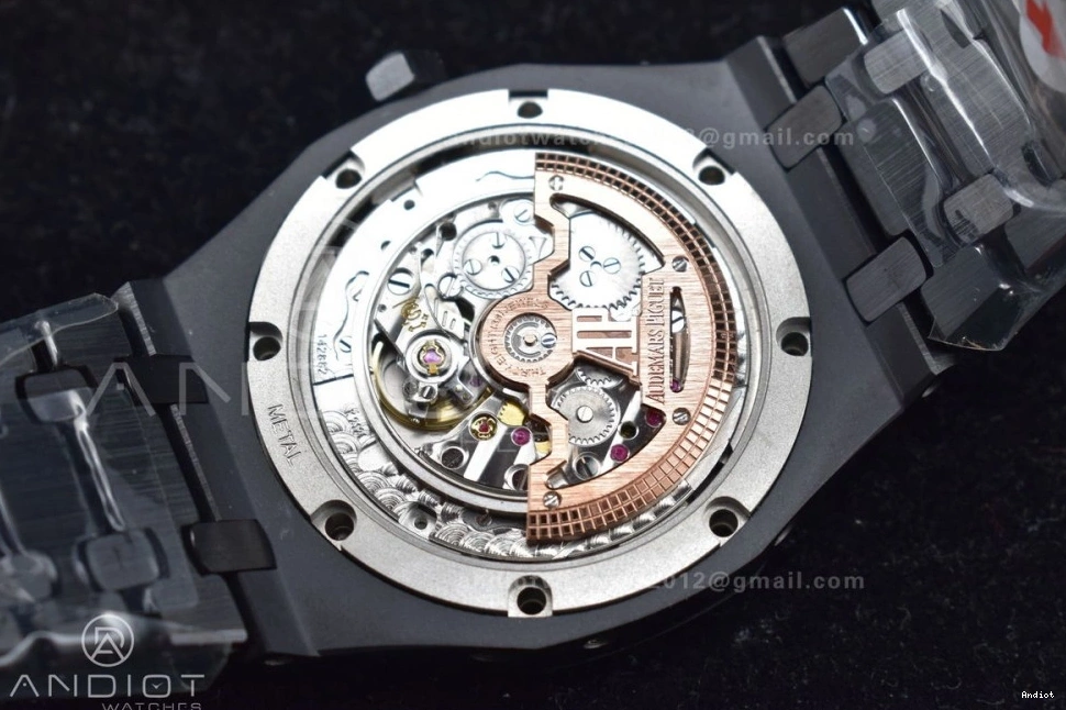 Classic Calendar Ceramic Royal 41mm Best Black Edition on Ceramic Oak Dial A5134 Perpetual V APSF1:1 Black Bracelet 1044 0726